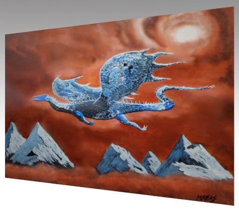 Blue Dragon (Art Print)